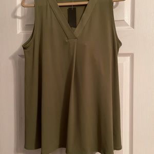 PREMISE Split Neck/V-Neck Sleeveless Top Large NWT